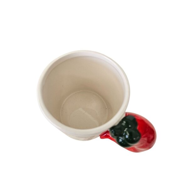 Chili Pepper Handle Mug With Arizona Red Chili Recipe Ceramic - Picture 2 of 6
